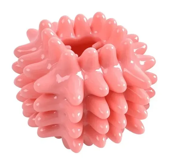 Genoppter Leckerli-Ball aus Gummi für Hunde und Katzen