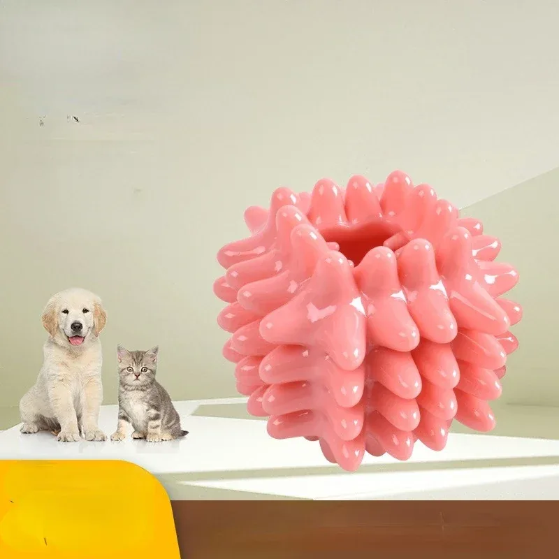Genoppter Leckerli-Ball aus Gummi für Hunde und Katzen – Bild 4